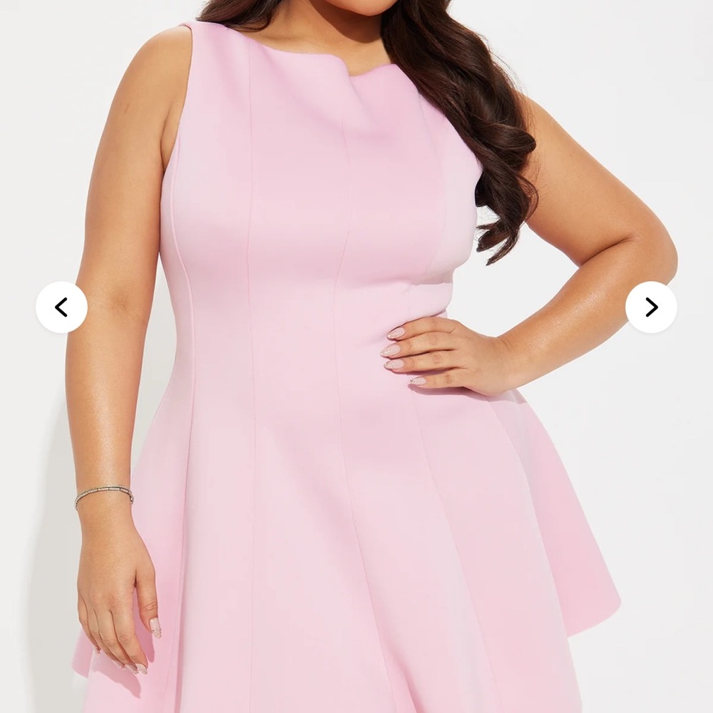 Fashion Nova Light Pink Mini Dress